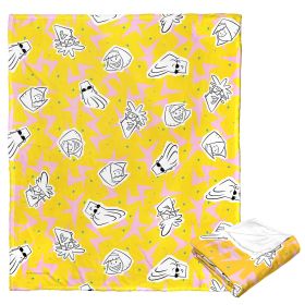 Cartoon Network's Johnny Bravo Silk Touch Throw Blanket, 50" x 60", Johnny and Friends
