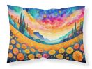 Marigolds in Color Standard Pillowcase Lightweight Super Soft Easy Care Decorative Artwork Pillowcase, Standard
