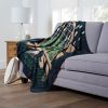 Harry Potter Silk Touch Throw Blanket, 50" x 60", Deck the Great Hall