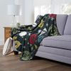 Harry Potter Silk Touch Throw Blanket, 50" x 60", House Ornaments
