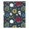 Harry Potter Silk Touch Throw Blanket, 50" x 60", House Ornaments
