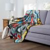 Captain America; Fighting Chance Aggretsuko Comics Silk Touch Throw Blanket; 50" x 60"