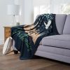 Harry Potter Silk Touch Throw Blanket, 50" x 60", Rather Stay at Hogwarts